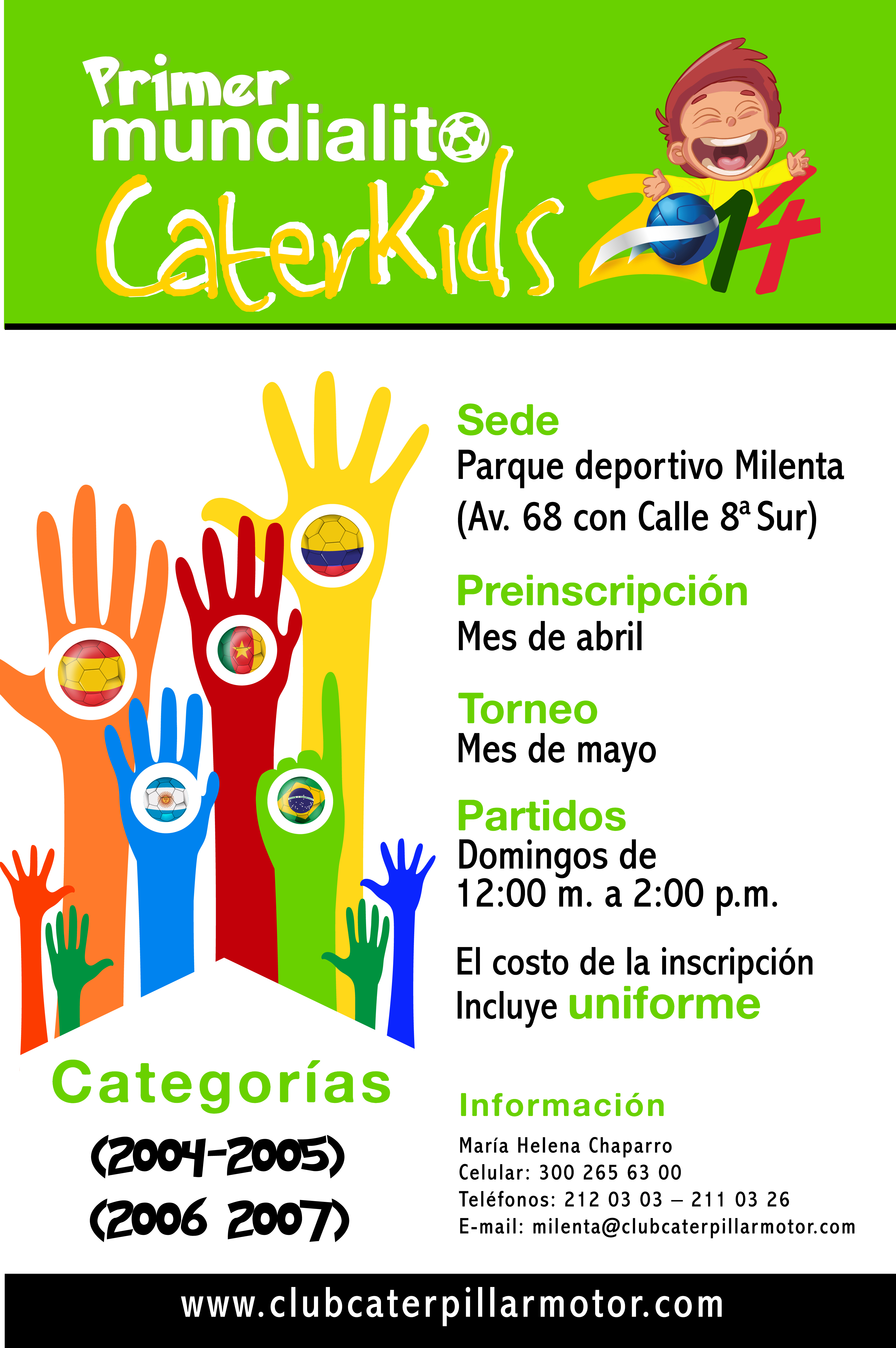 Futbol Mundialito Caterkids