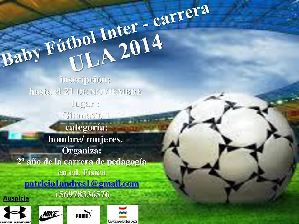 Futbol sala  Campeonato Intercarreras Damas Ula 2014