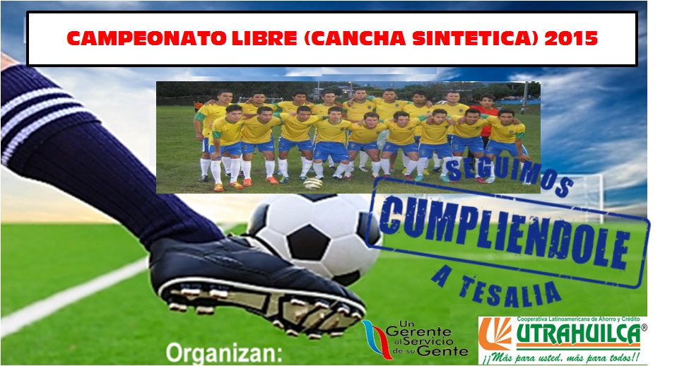 Futbol Campeonato Libre 2015 (cancha SintÉtica)