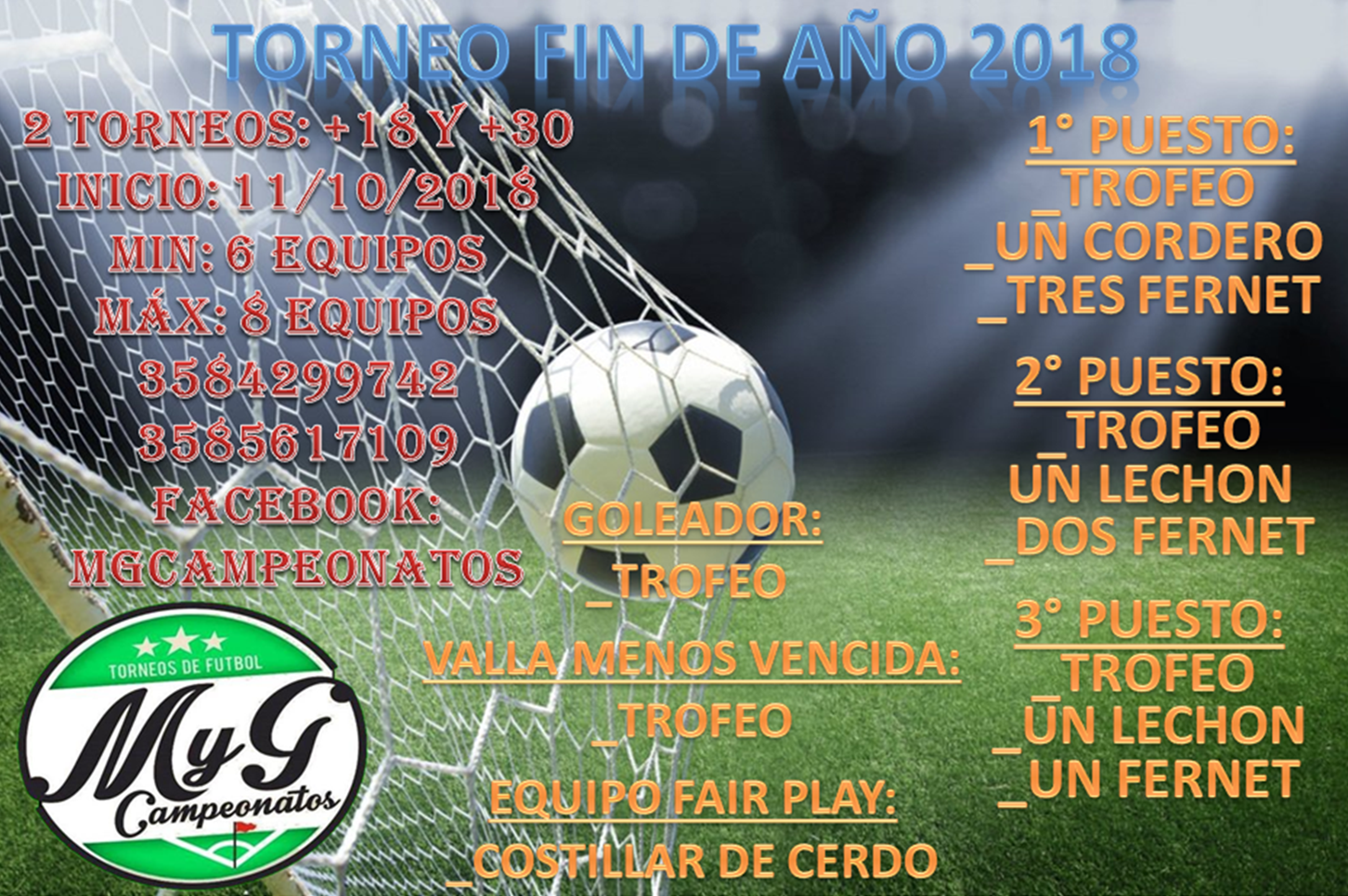 Futbol Torneo Fin De AÑo