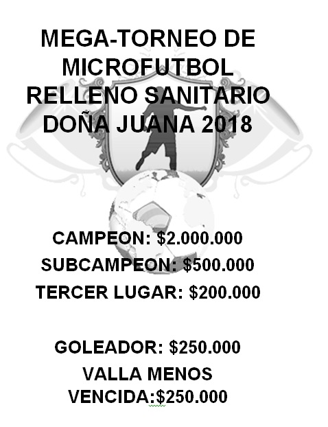 Futbol Mega Torneo Relleno DoÑa Juana